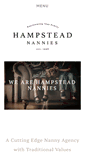 Mobile Screenshot of hampsteadnannies.co.uk